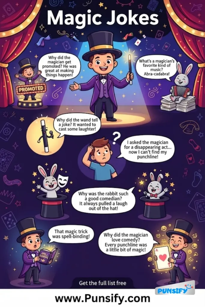 Abracadabra and a Dash of Laughter: 147+ Magic Jokes to Make You Disappear in Giggles in 2026