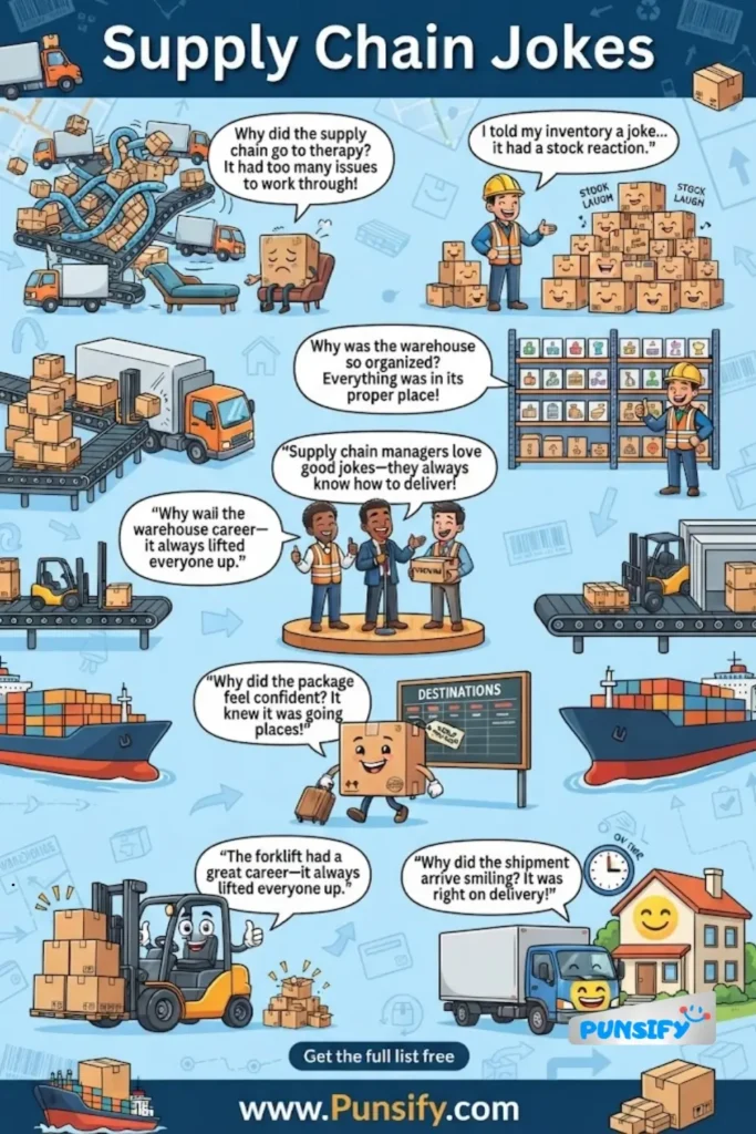 Logistics Laughs: 163+ Ways to Deliver Supply Chain Jokes with a Smile in 2026