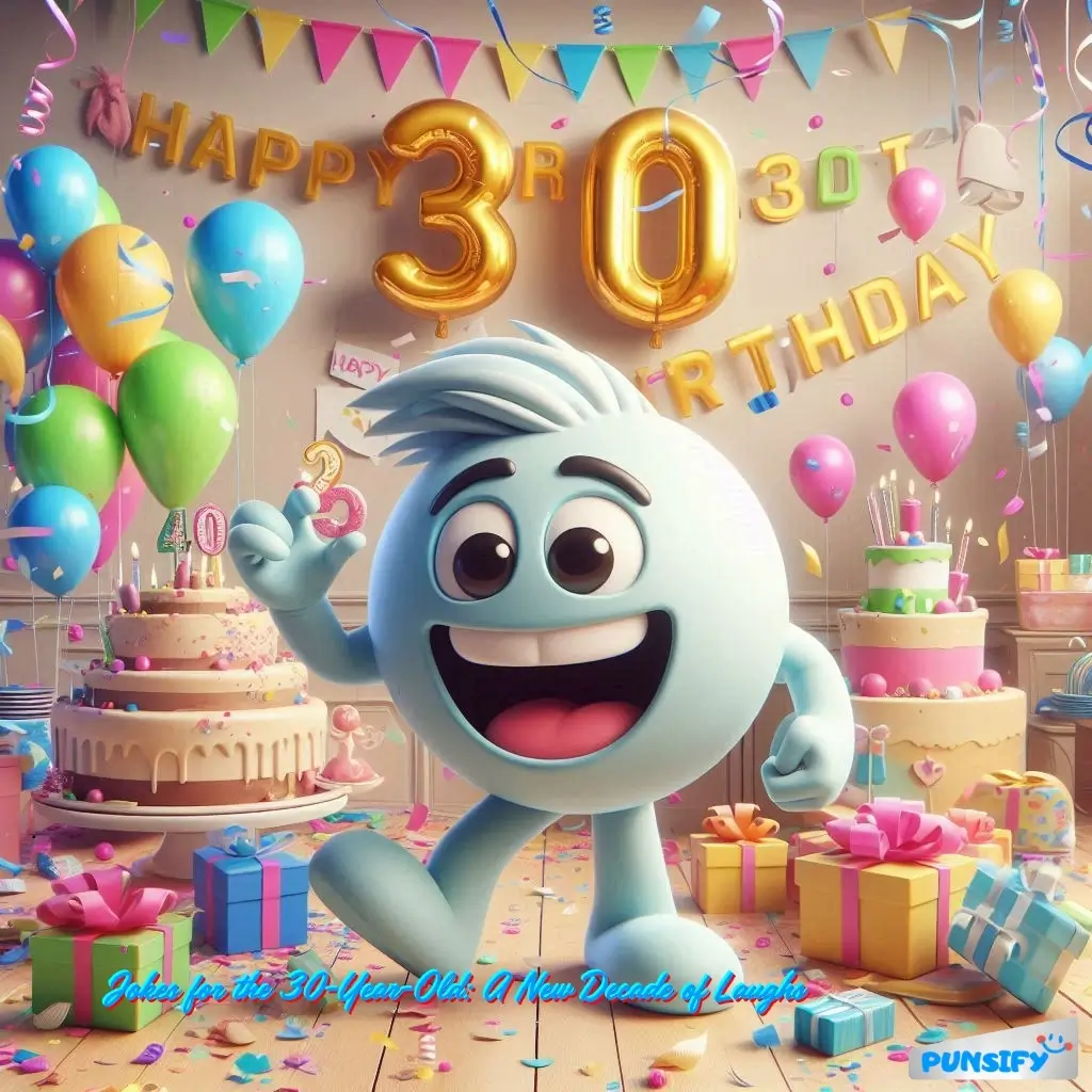 189+ Hilarious 30th Birthday Jokes to Keep the Laughs Rolling and Age Strolling