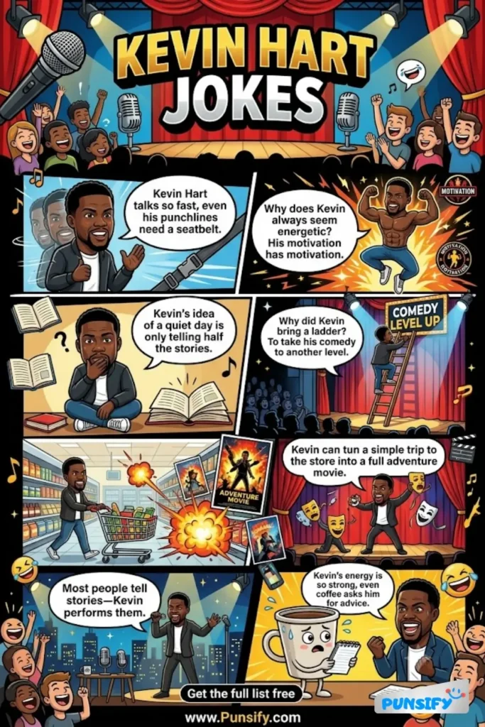 165+ Hilarious Kevin Hart Jokes & Puns to Brighten Your Day with Laughter
