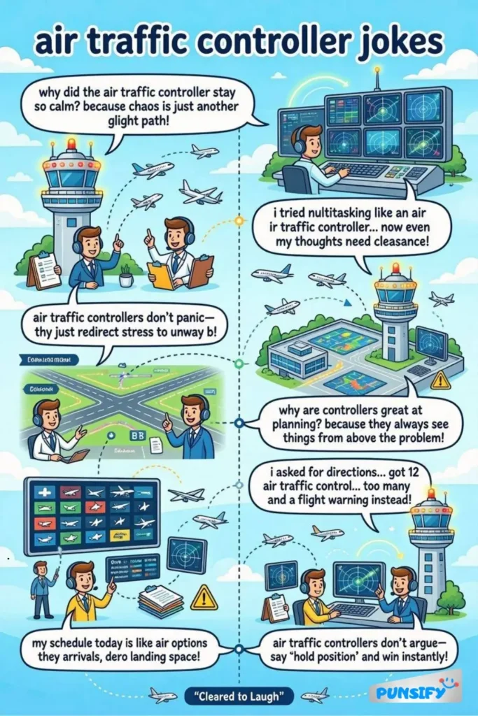 195+ Hilarious Air Traffic Controller Jokes & Puns to Elevate Your Laughter Levels