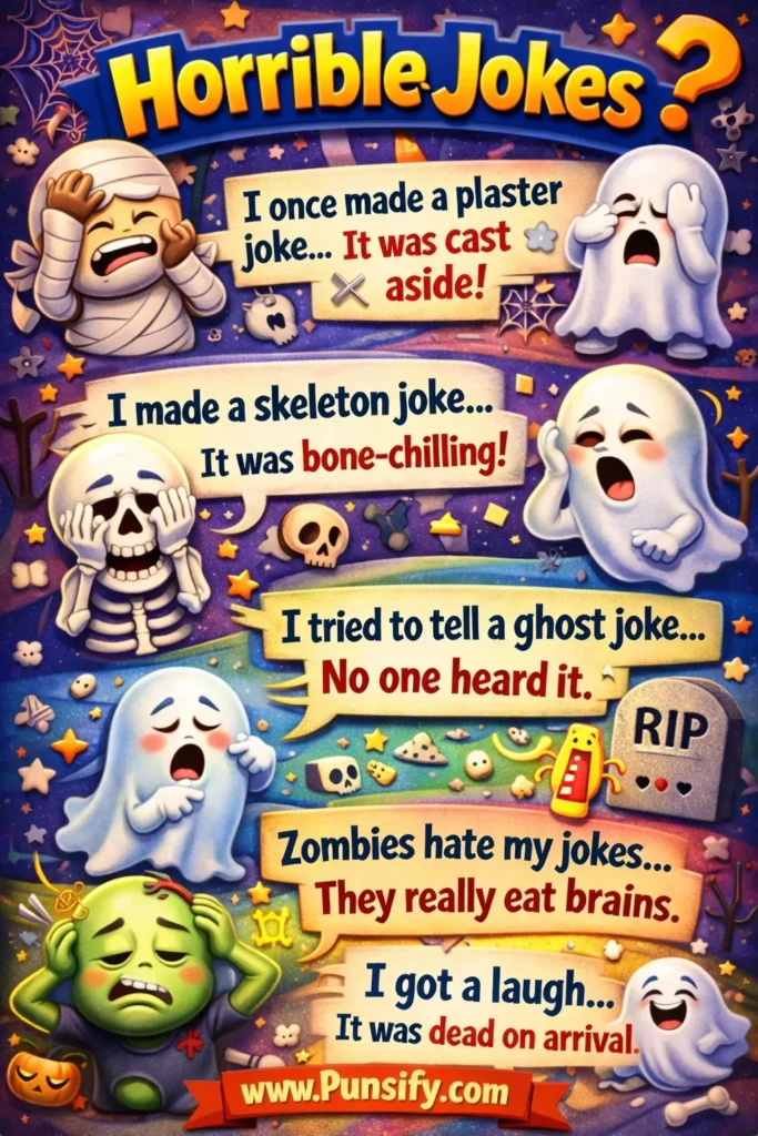 179+ Giggles Galore in a World of Horrible Jokes and Puns!