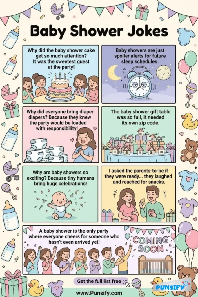 161+ Hilarious Baby Shower Jokes to Diaper Your Sides with Laughter
