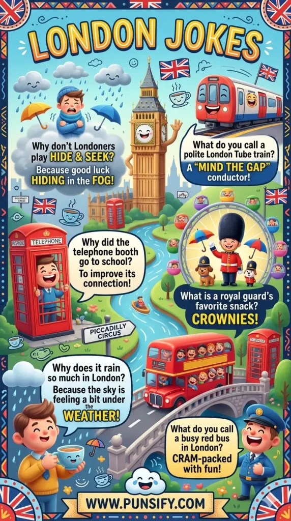 187+ Hilarious London Jokes That Will Make You Chuckle and Smile