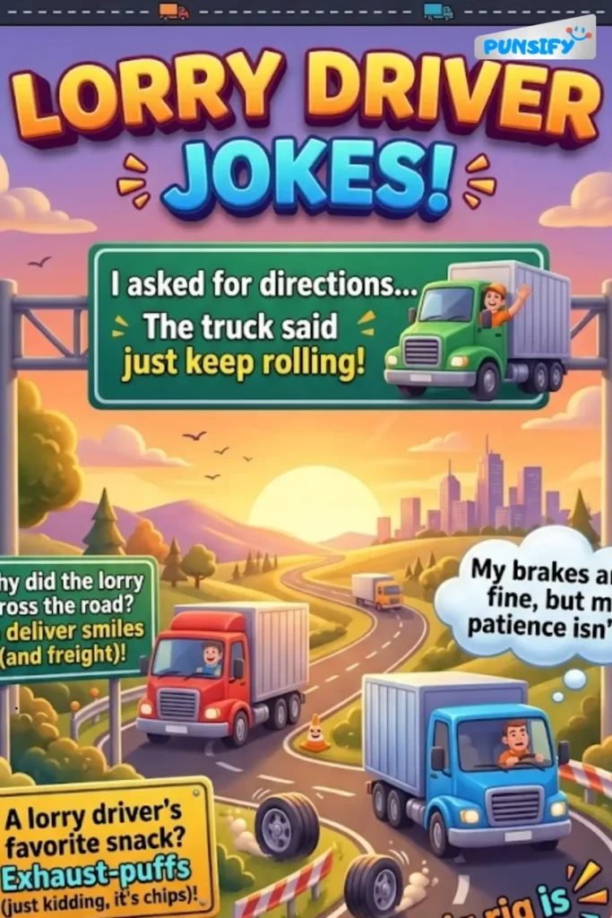 185+ Hilarious Lorry Driver Jokes for a Fun-Filled Road Trip Adventure