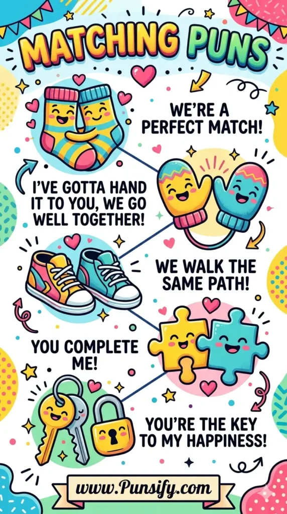 173+ Hilarious Matching Puns for Every Occasion and a Good Laugh