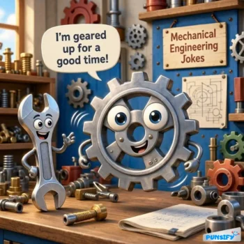 175+ Gears of Laughter with Mechanical Engineering Jokes Galore in 2026