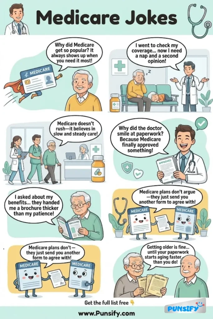139+ Laughs Galore: Medicare Jokes and Puns to Heal Your Sides