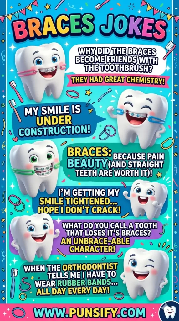 163+ Hilarious Braces Jokes and Puns That Will Straighten Your Smile
