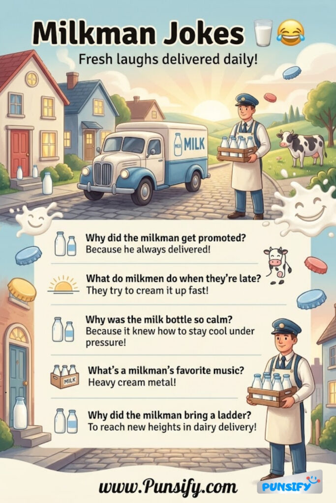167+ Hilarious Milkman Jokes That Will Leave You Laughing All Day