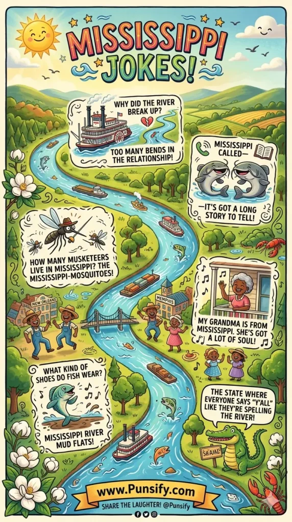 153+ Hilarious Mississippi Jokes That Will Make You Smile and Laugh