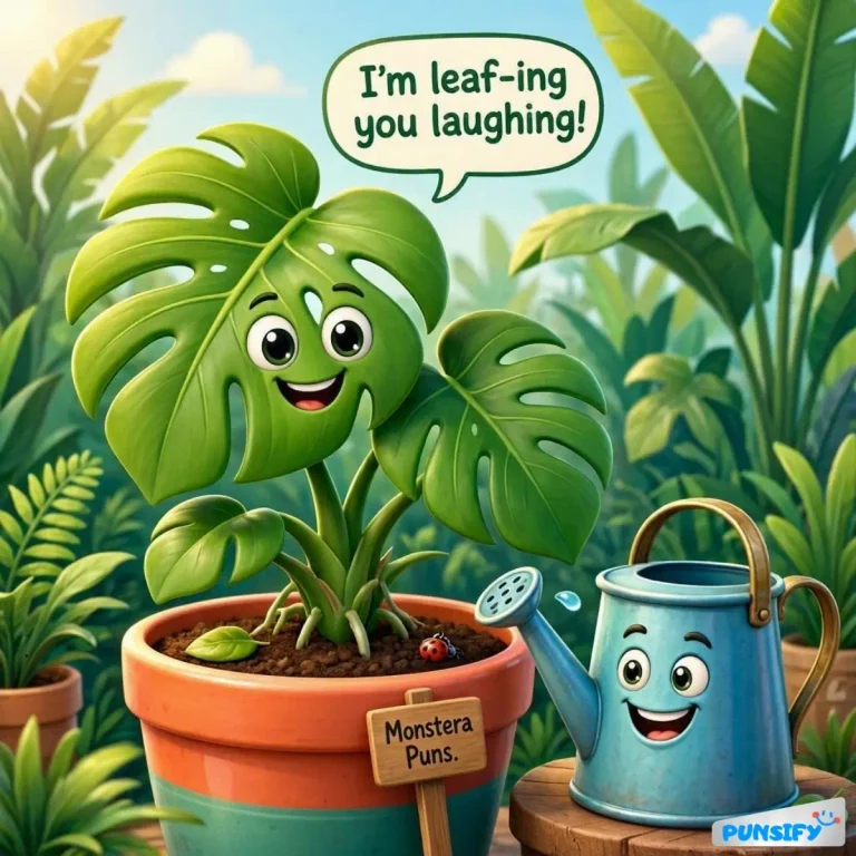 Monstera Puns