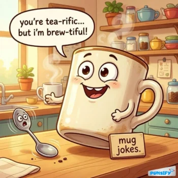 173+ Hilarious Mug Jokes & Puns That Will Brew Up Laughter for Everyone