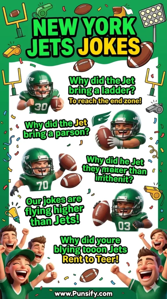 187+ Hilarious New York Jets Jokes That Will Make You Laugh Out Loud