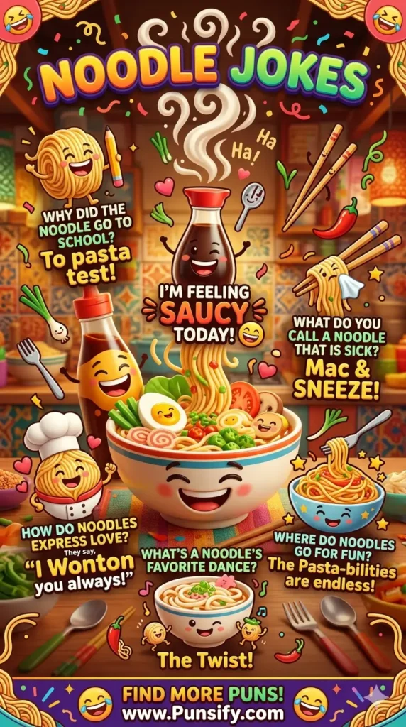 157+ Hilarious Noodle Jokes to Stir Up Laughter for All Ages