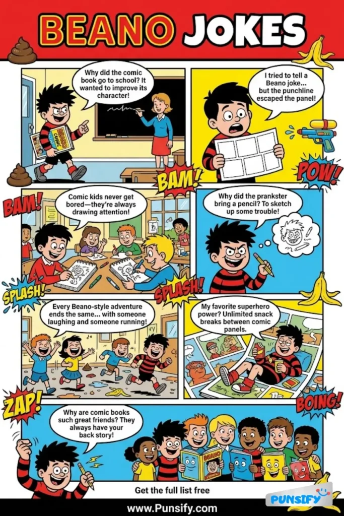 175+ Hilarious Beano Jokes & Puns to Tickle Your Funny Bone and Spark Giggles