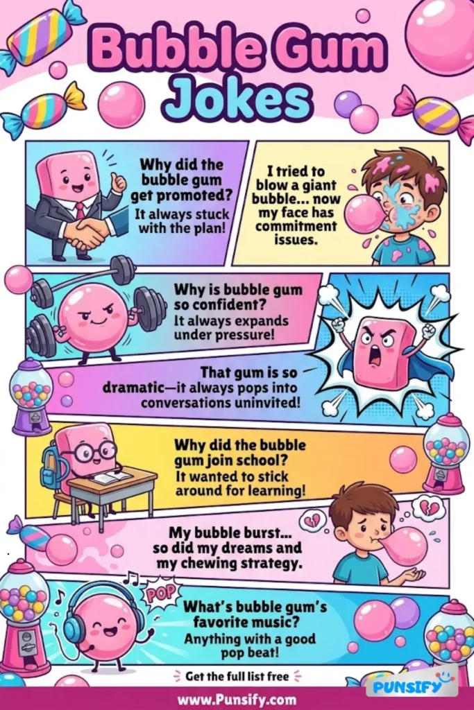 185+ Hilarious Bubble Gum Jokes & Puns That Will Stick With You for Days!