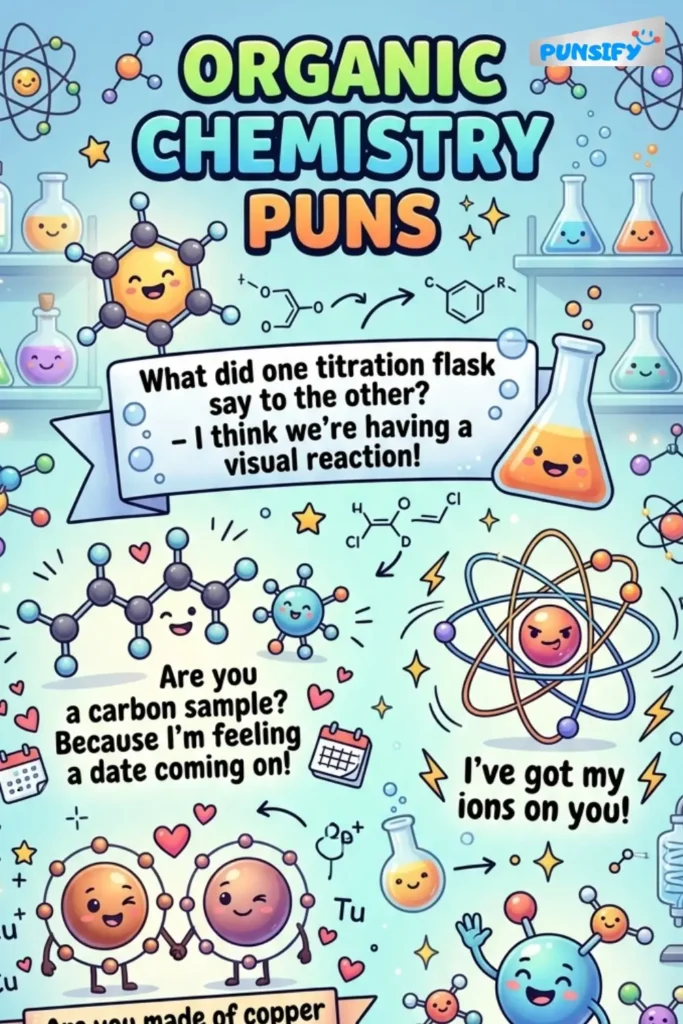 163+ Hilarious Organic Chemistry Puns That Will Make You Laugh Out Loud