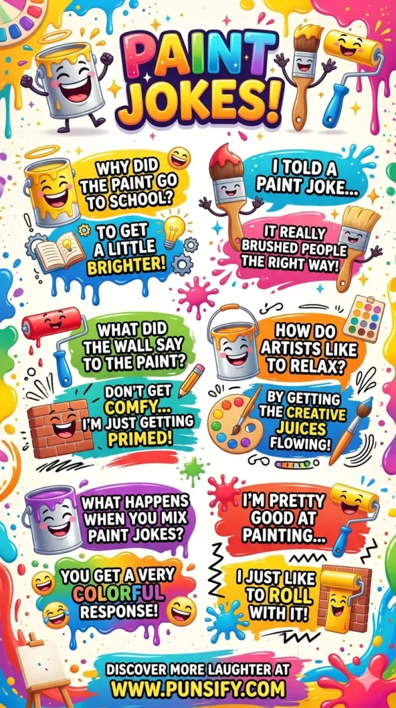 185+ Hilarious Paint Jokes That Will Brighten Your Day and Spark Laughter