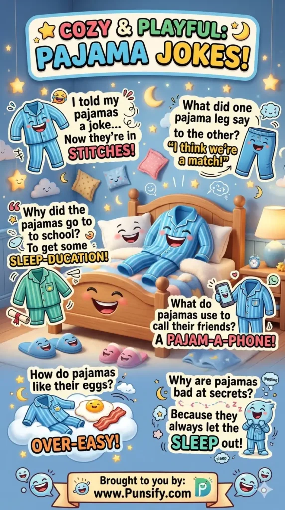 157+ Hilarious Pajama Jokes for Family Fun and Cozy Laughs Tonight