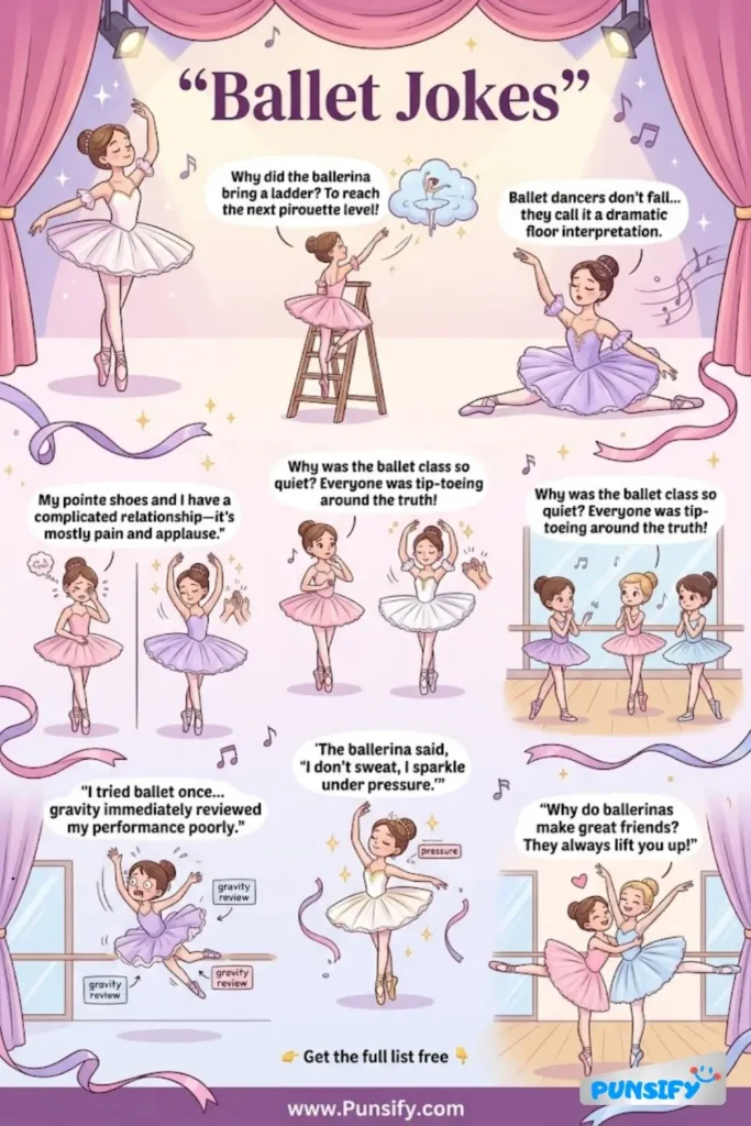 157+ Hilarious Ballet Jokes & Puns That Will Tutu-lly Make You Giggle!