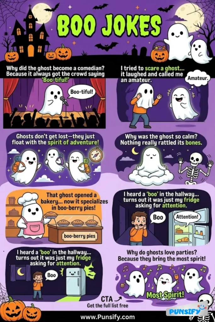 163+ Spooktacular Giggles with Boo Jokes & Puns for a Hauntingly Good Time
