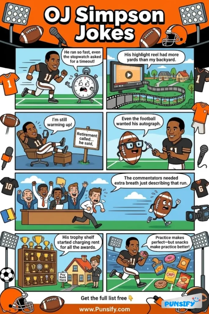 OJ Simpson Jokes & Puns: 157+ Laughs That'll Have You Running for the Punchline!