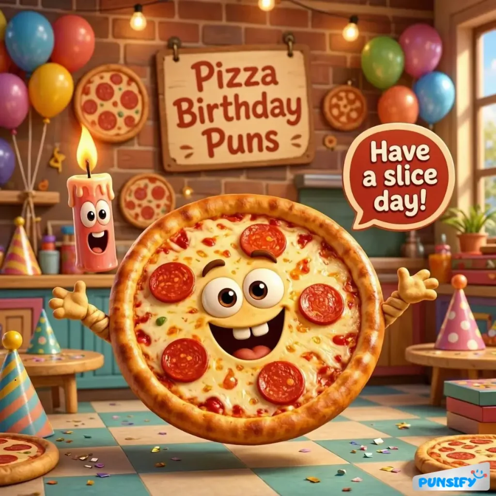 Pizza Birthday Puns