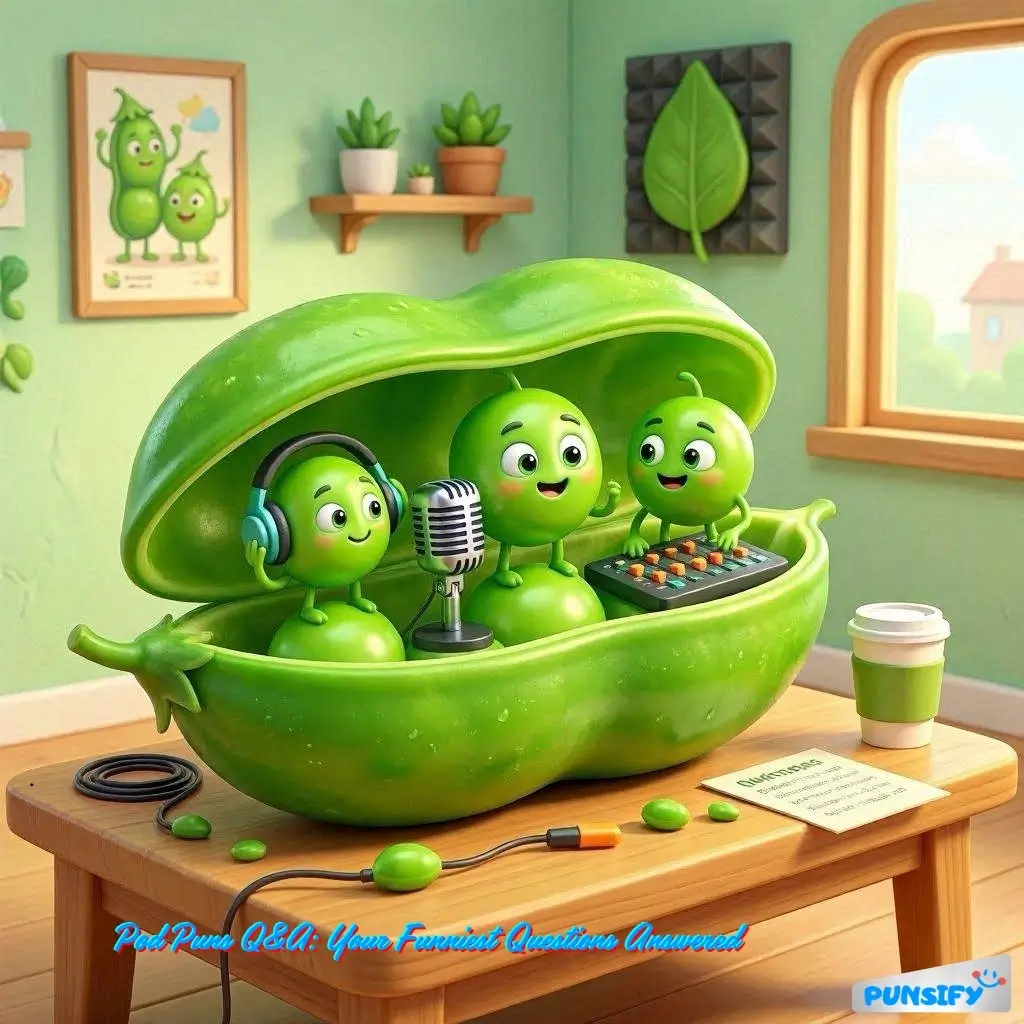 159+ Hilarious Pod Puns & Jokes to Brighten Your Day and Spark Joy