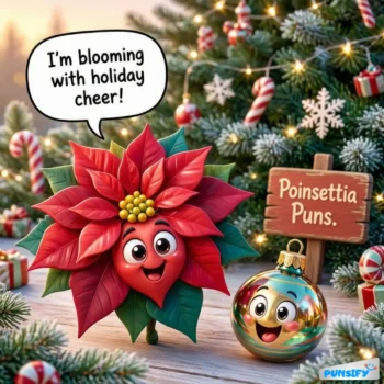 193+ Poinsettia Puns for a Festive and Fun Holiday Season