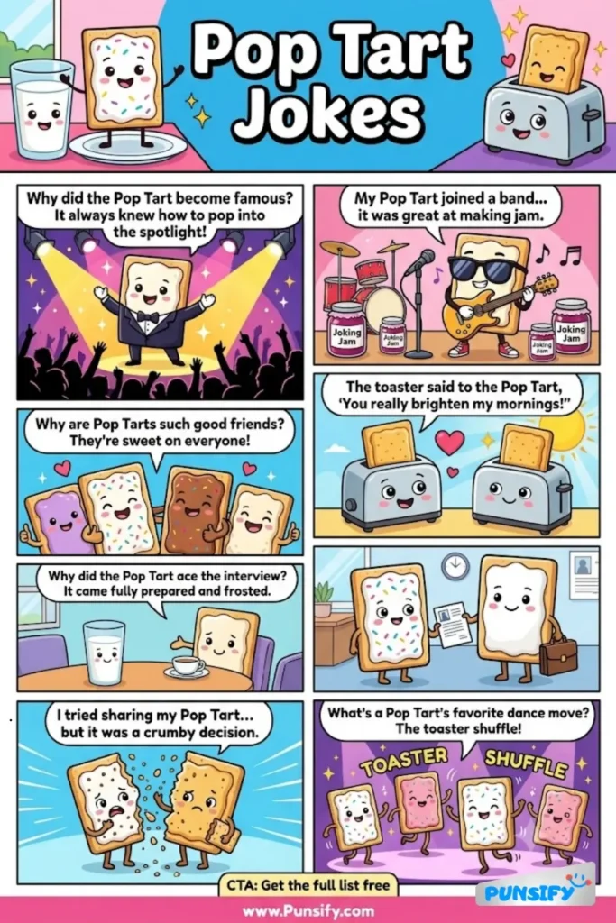 153+ Hilarious Pop Tart Jokes & Puns That Will Toast Your Funny Bone