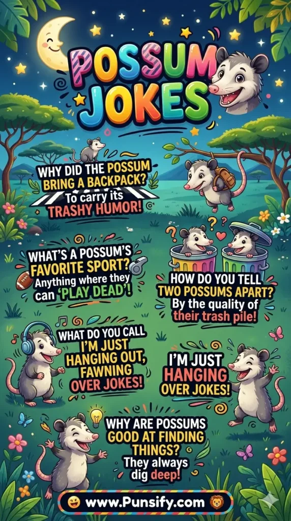 173+ Hilarious Possum Jokes That Will Make You Smile and Chuckle