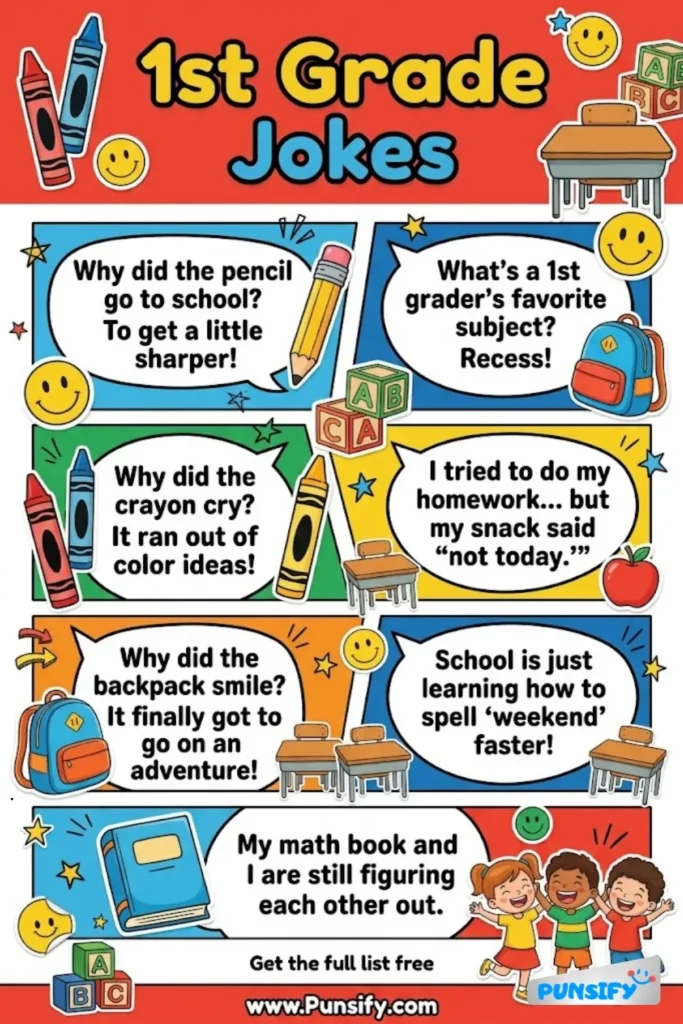 187+ Hilarious 1st Grade Jokes & Puns That Will Crack You Up Like An Egg!
