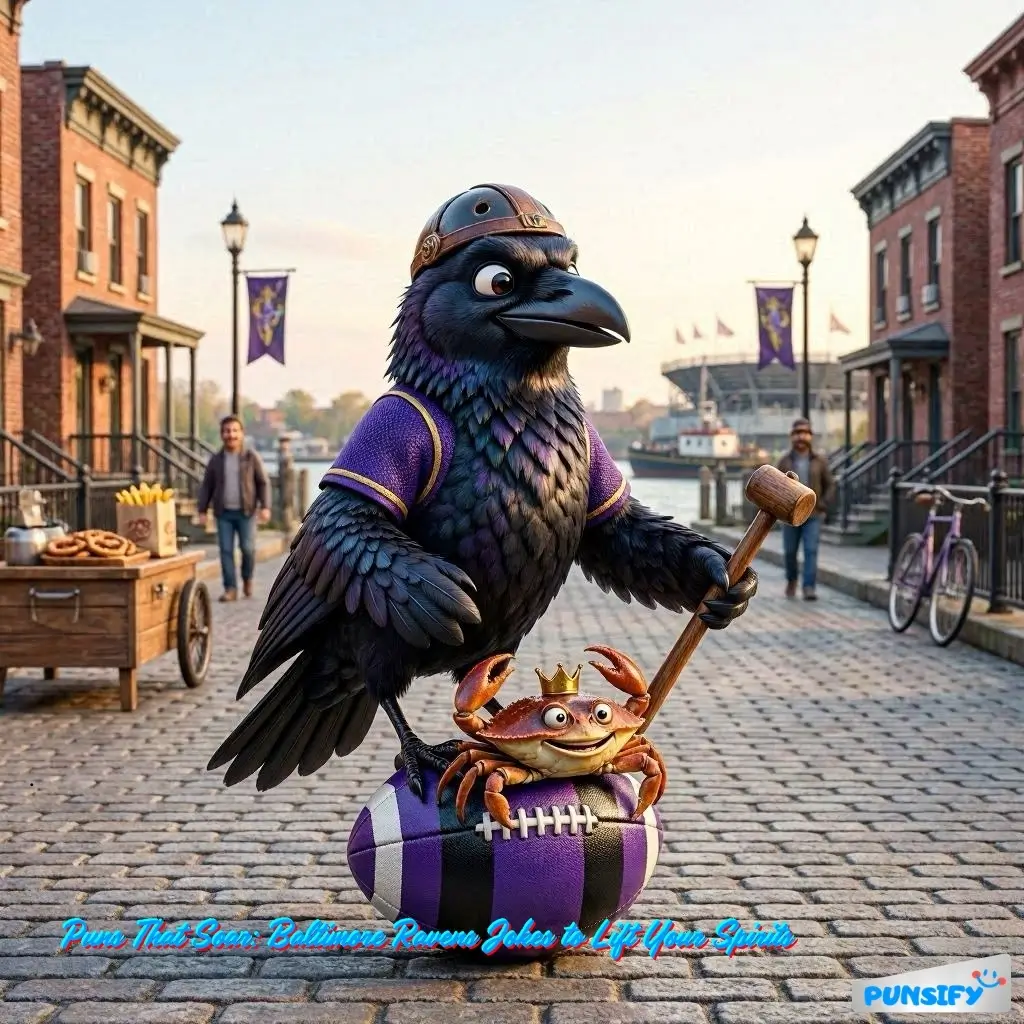 187+ Hilarious Baltimore Ravens Jokes & Puns That Will Tackle Your Funny Bone!