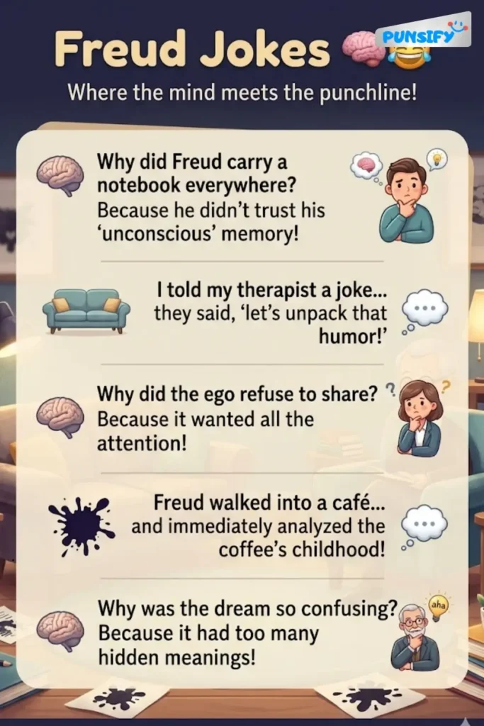 179+ Hilarious Freud Jokes and Puns to Tickle Your Inner Psychoanalyst