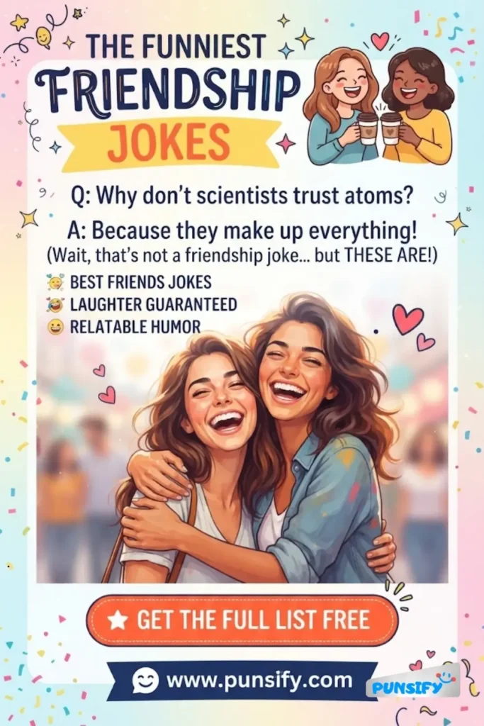 193+ Punbelievable Friendship Jokes That Will Have You Laughing in Tandem!