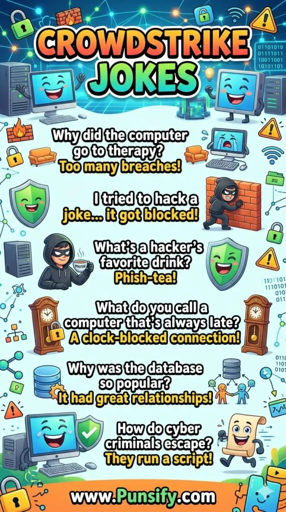 157+ Hilarity Packed with Crowdstrike Jokes and Puns That Pack a Punch!