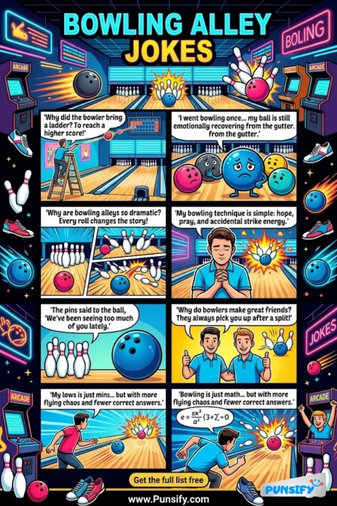 175+ Hilarious Bowling Alley Jokes & Puns That Strike Fun Right to Your Gut!