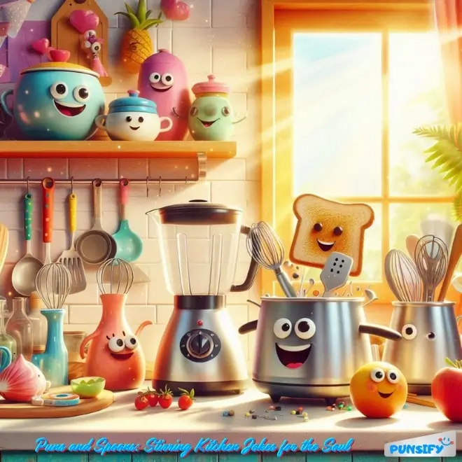 Puns and Spoons Stirring Kitchen Jokes for the Soul
