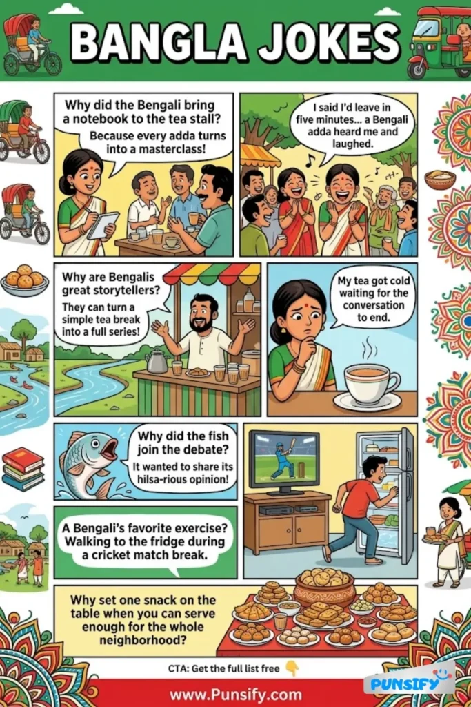 179+ Hilarious Bangla Jokes & Puns That Will Have You Laughing in Chaatpata Style