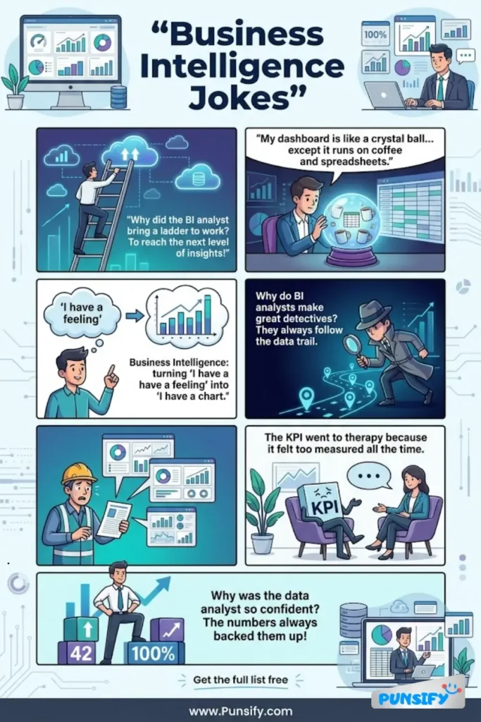 179+ Hilarious Business Intelligence Jokes & Puns That Will Data You with Laughter