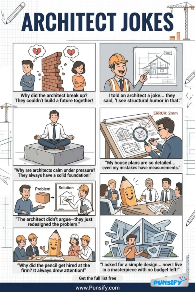 189+ Hilarious Architect Jokes & Puns That Will Raise Your Roof with Laughter