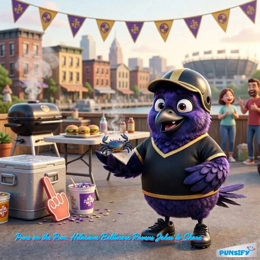 187+ Hilarious Baltimore Ravens Jokes & Puns That Will Tackle Your Funny Bone!