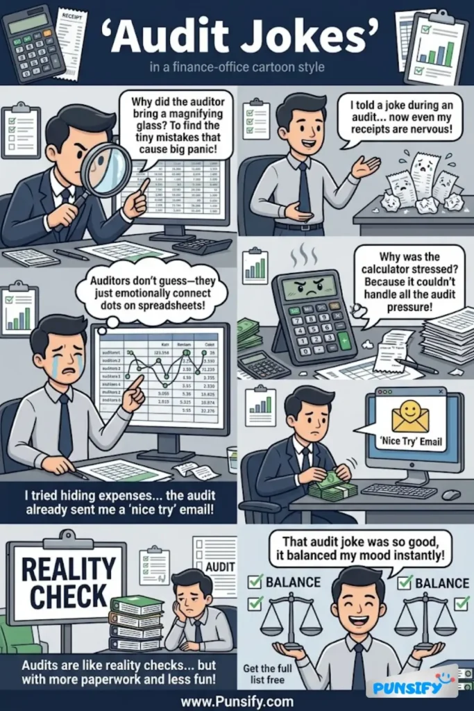 189+ Hilarious Audit Jokes & Puns That Will Make You Count Your Laughs!