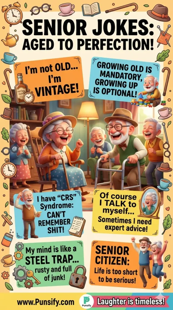 187+ Hilarious Senior Jokes That Will Brighten Your Day and Lift Spirits