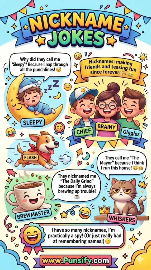 173+ Hilarious Nickname Jokes That Will Make You Chuckle and Smile