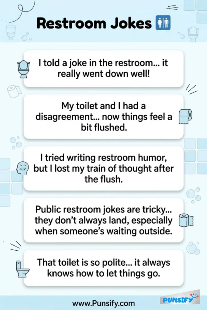175+ Hilarious Restroom Jokes and Puns That Will Make You Chuckle and Smile
