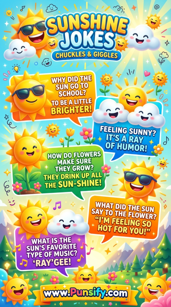 157+ Hilarious Sunshine Jokes to Brighten Your Day with Laughter and Joy