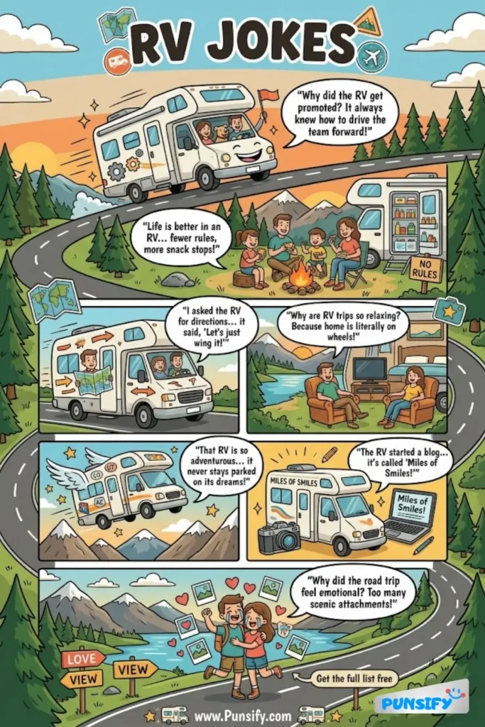 179+ Hilarious RV Jokes & Puns to Keep You Laughing on the Open Road