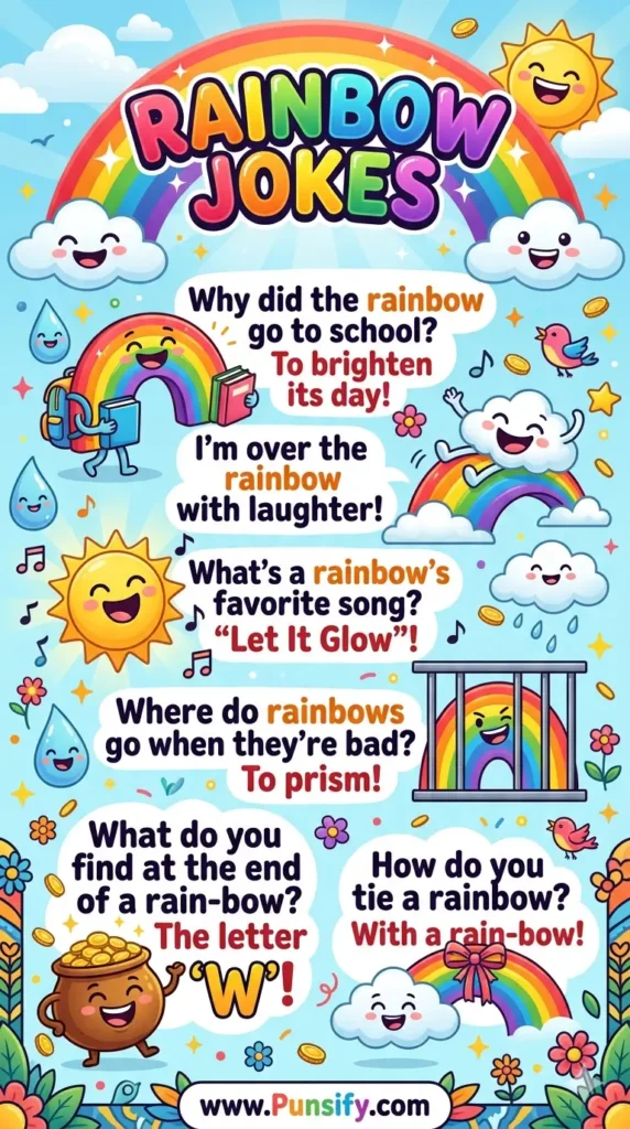 189+ Hilarious Rainbow Jokes for Brightening Your Day with Laughter